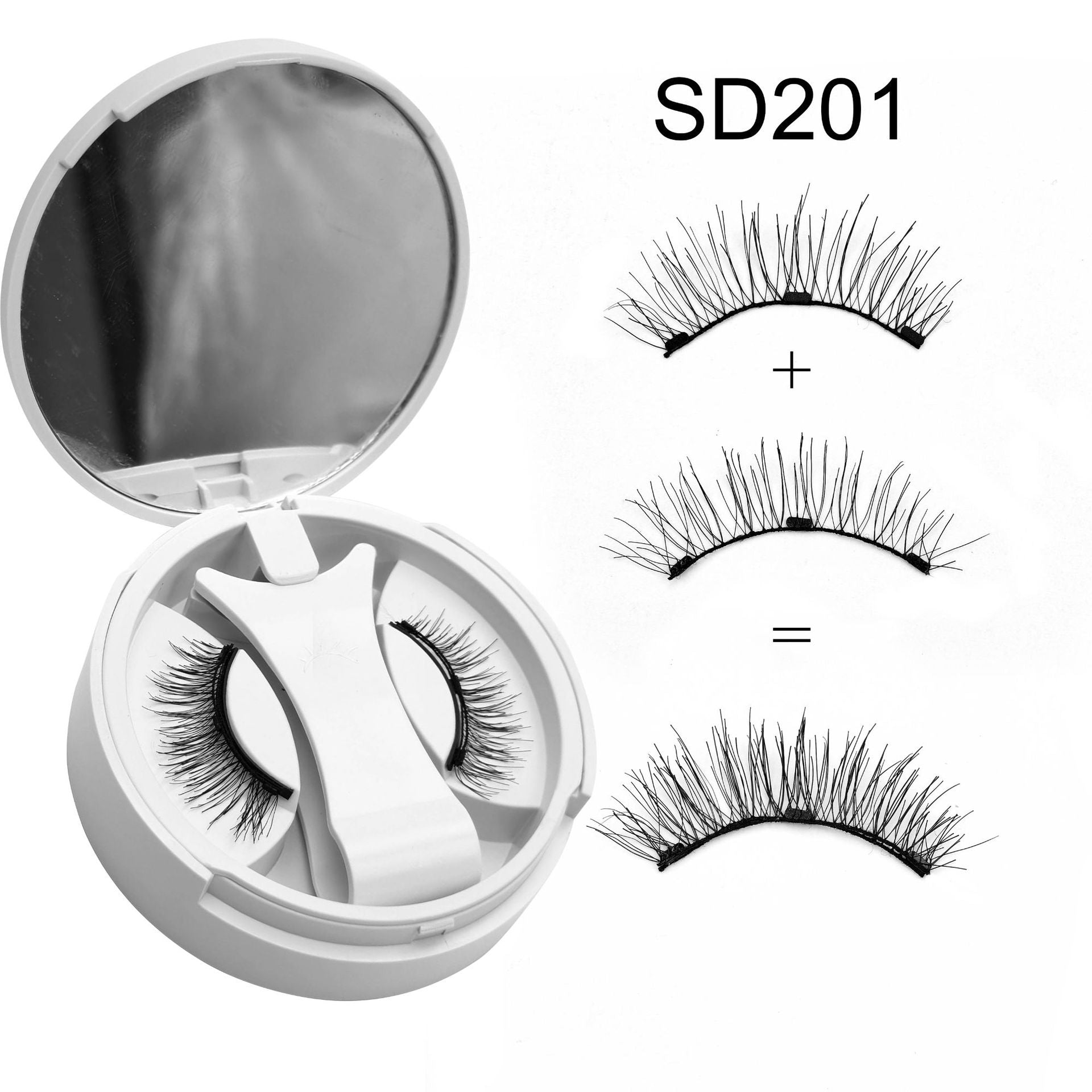 Magnetic False Eyelashes Natural Look